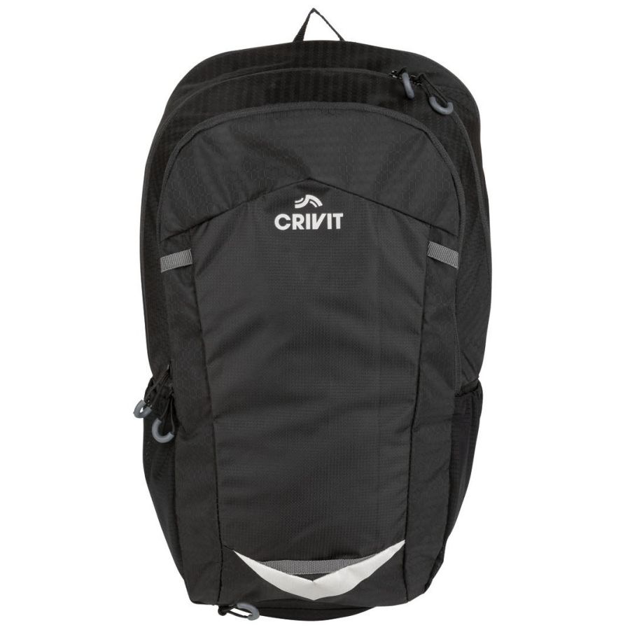 Спортивный рюкзак с увеличением объема и дождевиком Crivit 14+3L черный