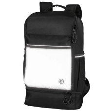 Деловой рюкзак со светоотражающими вставками 17L Topmove Черный с серым