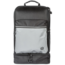 Деловой рюкзак со светоотражающими вставками 17L Topmove Черный с серым