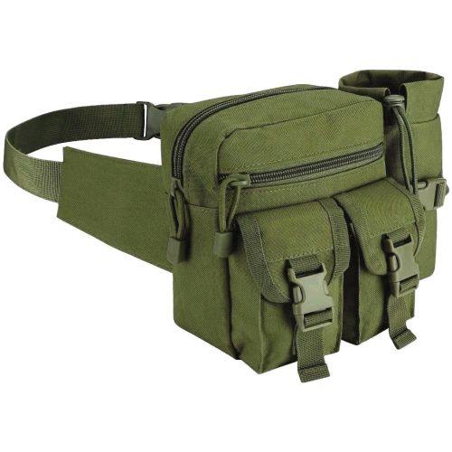 Тактическая поясная набедренная сумка Edibazzar хаки