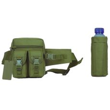 Тактическая поясная набедренная сумка Edibazzar хаки