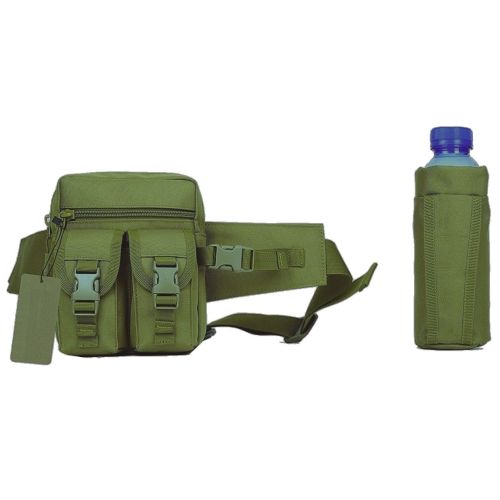 Тактическая поясная набедренная сумка Edibazzar хаки