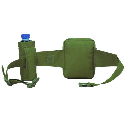 Тактическая поясная набедренная сумка Edibazzar хаки