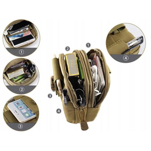 Подсумок тактический армейский для мобильного телефона Verk Group койот