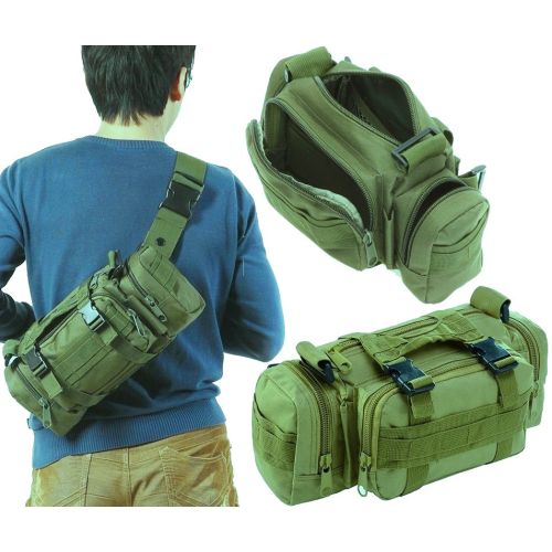 Тактическая армейская мужская сумка Molle Combat Sachet Хаки