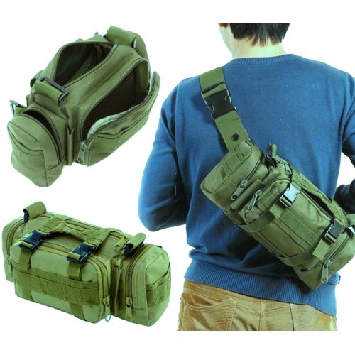 Тактическая армейская мужская сумка Molle Combat Sachet Хаки