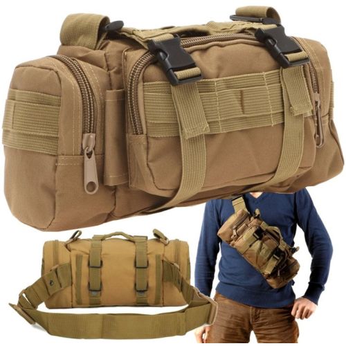 Тактическая армейская мужская сумка Molle Combat Sachet койот