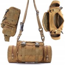 Тактическая армейская мужская сумка Molle Combat Sachet койот