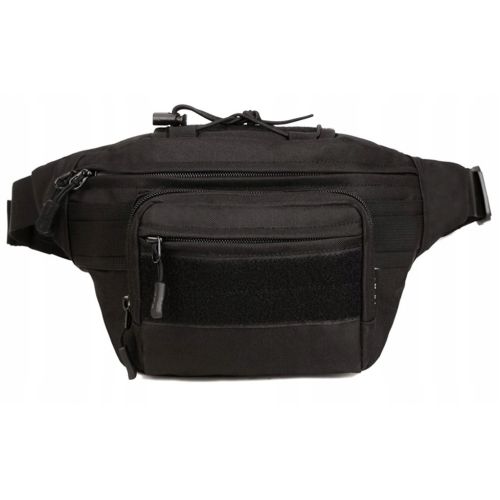 Большая тактическая поясная набедренная сумка Edibazzar черная