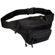 Большая тактическая поясная набедренная сумка Edibazzar черная