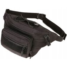 Большая тактическая поясная набедренная сумка Edibazzar черная
