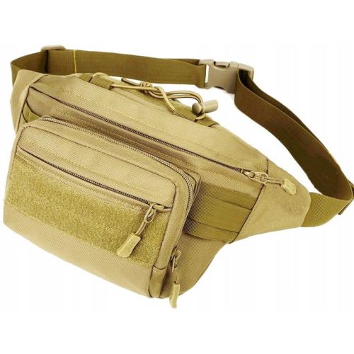 Большая армейская поясная набедренная сумка Edibazzar койот