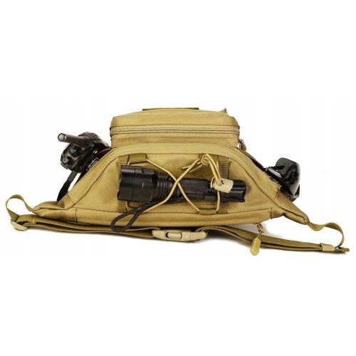 Большая армейская поясная набедренная сумка Edibazzar койот