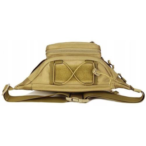Большая армейская поясная набедренная сумка Edibazzar койот