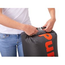 Большой гермомешок для вещей и насос два в одном 100L Delta-Sport PumpBag серый