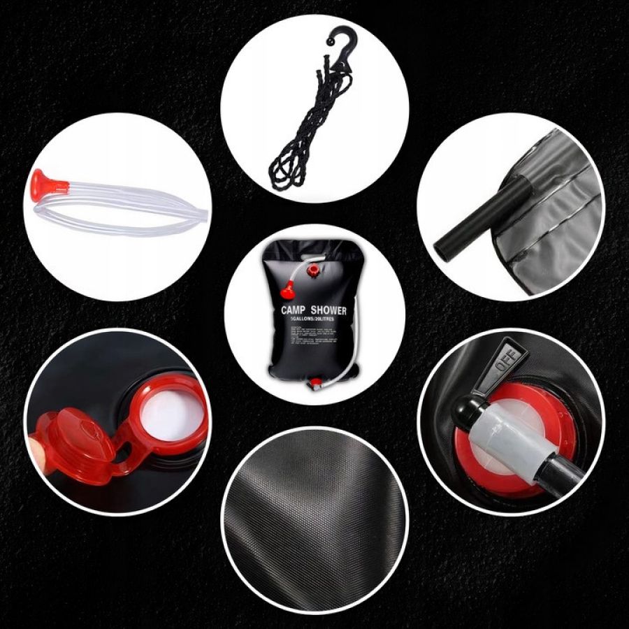 Туристический кемпинговый походный душ 20L Camp Shower