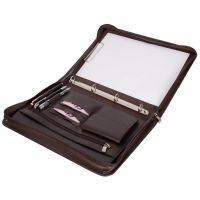 Папка-органайзер деловая из экокожи AMO SSW07 коричневая