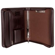 Папка-органайзер деловая из экокожи AMO SSW07 коричневая
