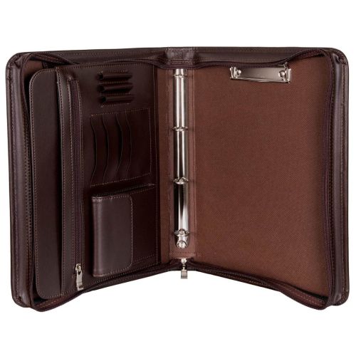 Папка-органайзер деловая из экокожи AMO SSW07 коричневая