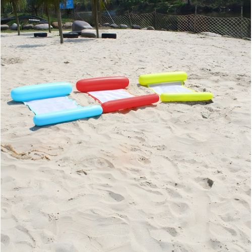 Водный гамак надувной матрас для плавания красный