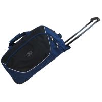 Сумка дорожная на колесах 57L Wallaby Украина 10428-6 синяя с черным