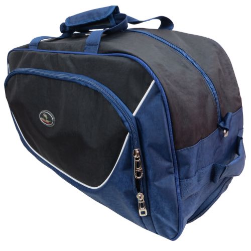 Сумка дорожная на колесах 57L Wallaby Украина 10428-6 синяя с черным