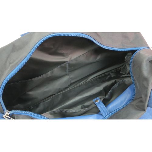 Сумка дорожная на колесах 57L Wallaby Украина 10428-6 синяя с черным