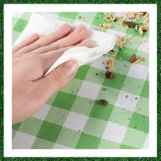 Большой пикниковый коврик 200х200 см Falcon в зеленую клетку