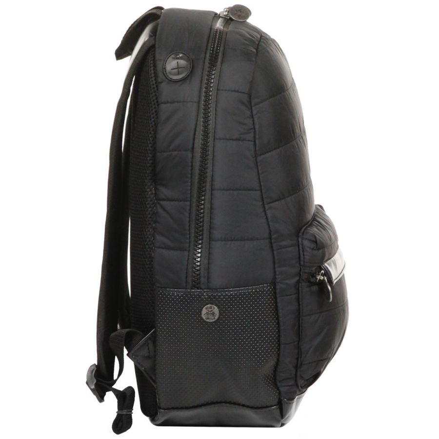 Молодежный стеганный рюкзак 16L Deeluxe Milton Черный