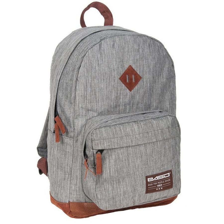 Легкий молодежный рюкзак Paso 18L  Серый