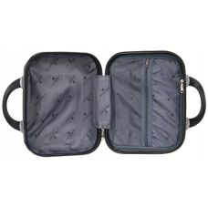 Бьюти-кейс дорожный под ручную кладь 11л Peterson ABS пластик синий