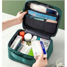 Вместительная дорожная туристическая аптечка Edibazzar Красная