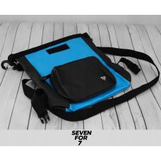 Велосумка на руль, мужская сумка два в одном 3L Seven for 7 Голубой 