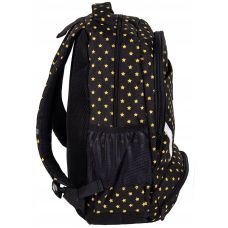 Рюкзак молодежный Paso 18L черный со звездами