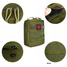 Тактическая аптечка, армейская сумка для медикаментов хаки