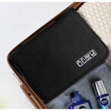 Дорожная косметичка несессер бьюти кейс Ecarla черная