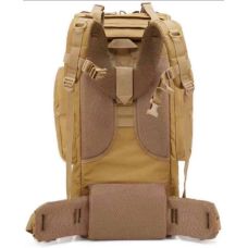 Большой тактический армейский рюкзак с дождевиком 65L Combat Койот