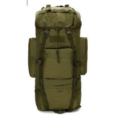Большой тактический, армейский рюкзак с дождевиком 65L Combat Хаки