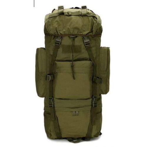 Большой тактический, армейский рюкзак с дождевиком 65L Combat Хаки