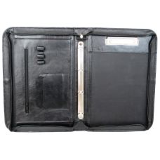  Папка кожаная деловая Portfolio Port1022 Черная