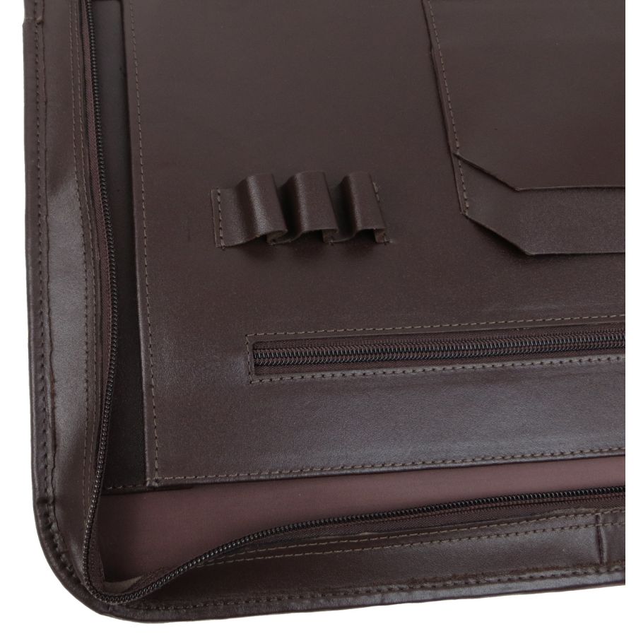 Кожаная деловая папка Portfolio  Port1022  Коричневая