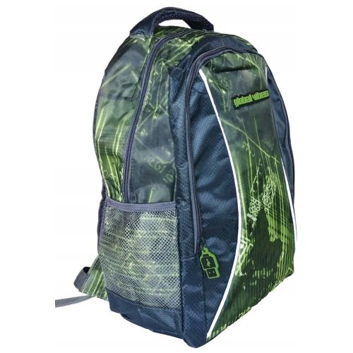 Рюкзак молодежный Paso BR-971-6 19L Серый с зеленым