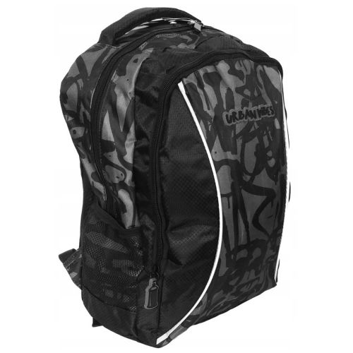 Рюкзак молодежный Paso BR-971-5 19L Черный с серым