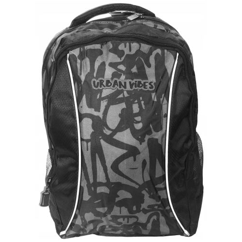 Рюкзак молодежный Paso BR-971-5 19L Черный с серым