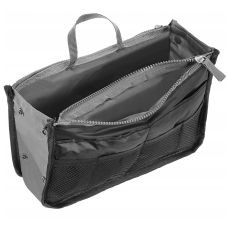 Дорожная косметичка, несессер, чехол для косметики Satis 02712 Черный с серым