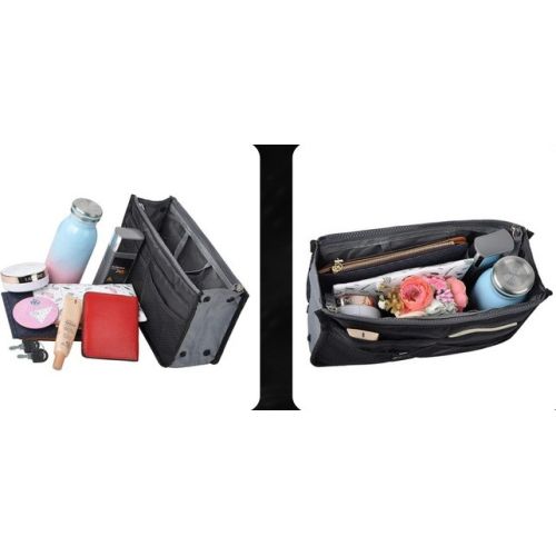 Дорожная косметичка, несессер, чехол для косметики Satis 02712 Черный с серым