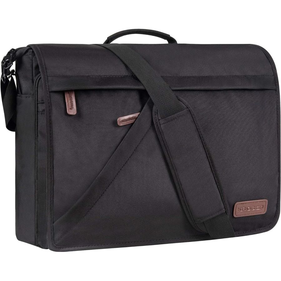Сумка почтальонка  для ноутбука 15,6 дюймов Kroser Laptop Bag NTM2832NX Черная
