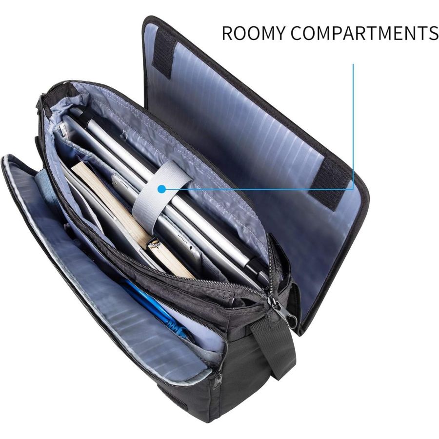 Сумка почтальонка  для ноутбука 15,6 дюймов Kroser Laptop Bag NTM2832NX Черная
