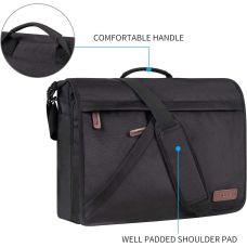 Сумка почтальонка  для ноутбука 15,6 дюймов Kroser Laptop Bag NTM2832NX Черная 
