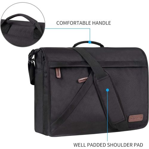 Сумка почтальонка  для ноутбука 15,6 дюймов Kroser Laptop Bag NTM2832NX Черная